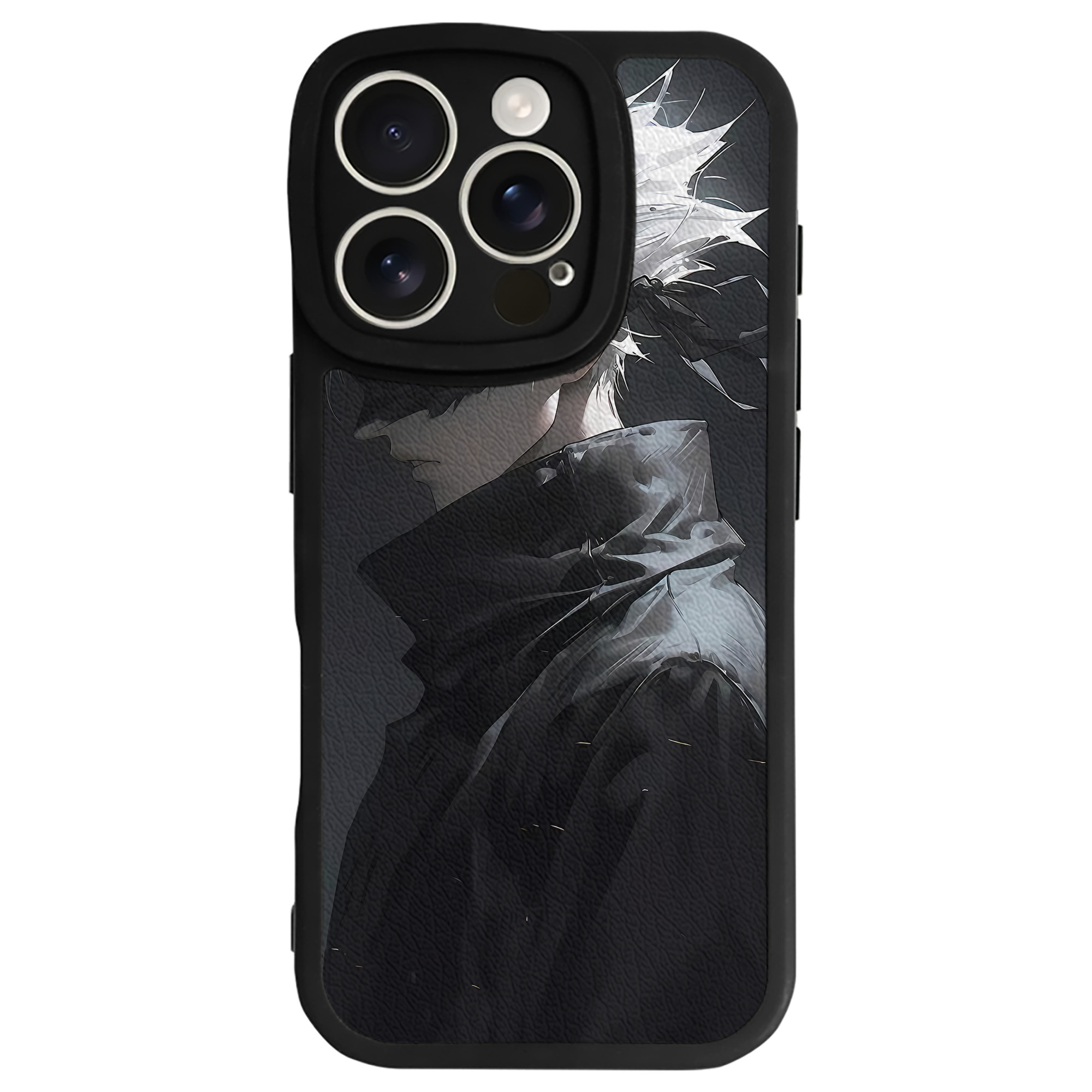 （画像用） 呪術廻戦 Jujutsu Kaisen 【iPhone 16シリーズ対応】シリコンスマホケース（レザー調） 材質：シリコン